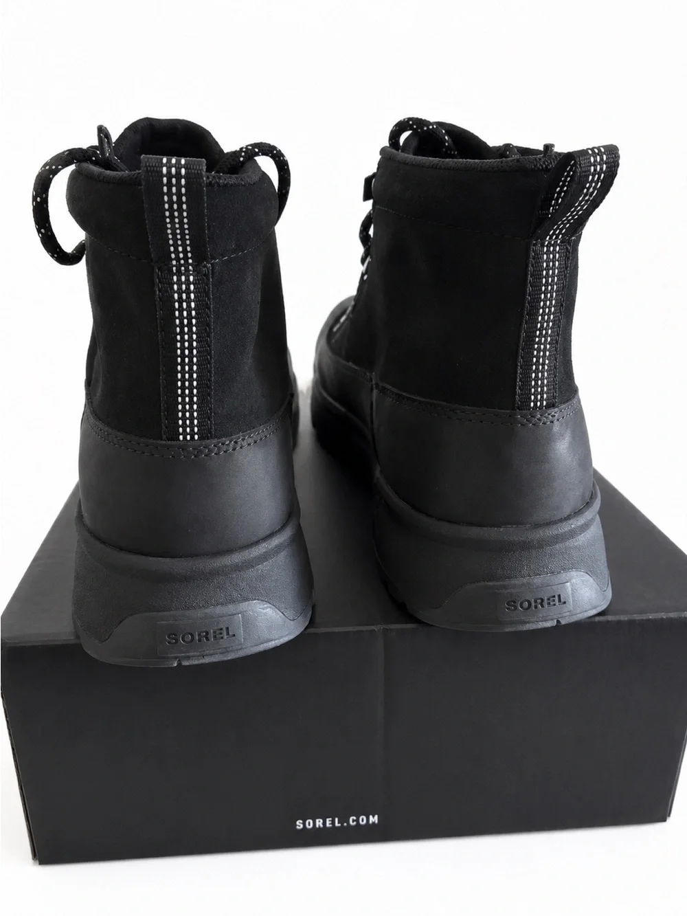 NEW SOREL Men's Scout 87 Pro Plus waterproof Round Toe boots Shoes size 12 black